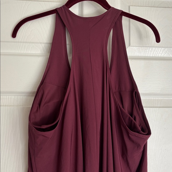 NEW Breezeful Racerback Side Pocket High Low Flowy Midi Quick Dry Casual Dress - Picture 10 of 15